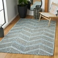 thumbnail image 2 of SAFAVIEH Metro Lilibeth Geometric Striped Area Rug, Blue/Black, 3' x 5', 2 of 8