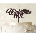 thumbnail image 1 of Welcome Mr Personalized Custom Cake Topper Cake Decoration Color Option Available 6-7-8 Inches Wide, 1 of 1