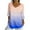 Blue, variant on Womens Tops 3/4 Sleeve V-Neck Casual Print Loose Blouse Shirts,Tops for Women Blue