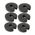 thumbnail image 2 of Lipstore 6Pcs Door Finger Pinch Guard Replacement Professional Finger Clamp Protector Black 15MM, 2 of 8