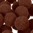 thumbnail image 3 of Pom Fieltro Bolas Fieltro Tela 1.5cm 15mm Marrón Oscuro para Hogar Artesanía Proyecto Bricolaje Paquete de 100, 3 of 5