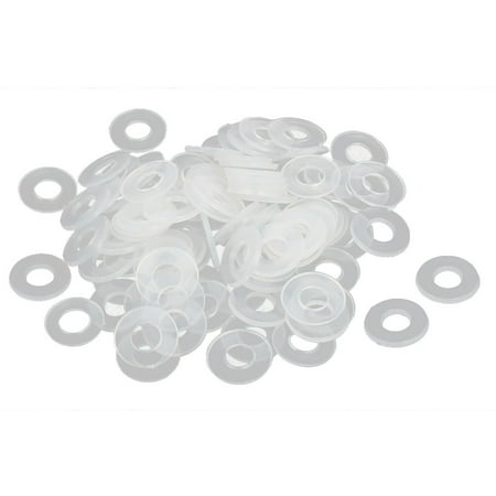 Clear Silicone Gasket Round Washer Flat Seal Spacer Assortment – ID 2mm To 9mm, Thickness 1-4mm