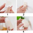 thumbnail image 6 of Cheers.US 3 Pcs/Set Wall-Mounted Garbage Bag Finishing Storage Box Kitchen Plastic Bag Extraction Box Rubbish Bag Organizer Capsule Design Mini Storage Box for Kitchen Bathroom, 6 of 7