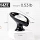 thumbnail image 4 of Soap Dish, Ceramic Soap Holder Self Draining Leaf Shape Bar Soap Holder, Marble Look Black Drain Soap Dish Holder for Bathroom, Easy to Clean Keeps So, 4 of 4