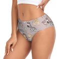 thumbnail image 2 of Fotbe Safari Animals Calzones Estampados para Mujer – Ropa Interior de Algodón, Cómoda, Suave y Elástica-4X-Large, 2 of 6