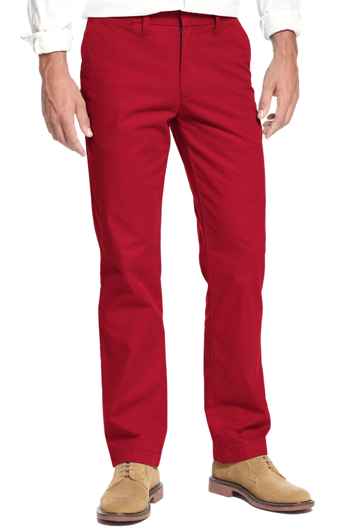 Tommy Hilfiger - TOMMY HILFIGER Mercer Custom Fit Chinos Pants Red ...