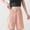 Orange, variant on Plaid Sleep Shorts for Women Plus Size with Pocket Elastic Waist Bermuda Shorts Color Block Pants for Summer Wear