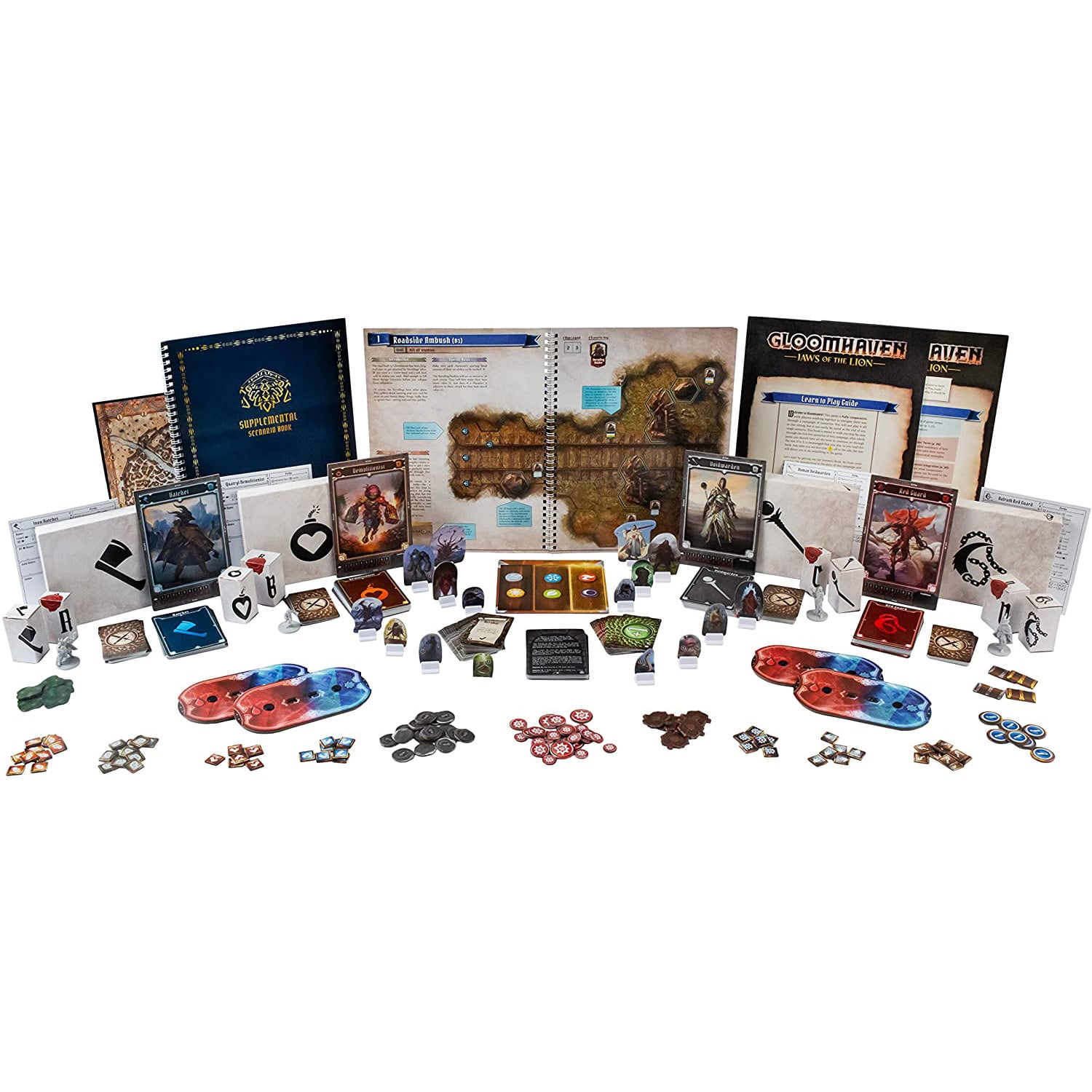 Cephalofair Games Gloomhaven: Jaws of the Lion Strategy Board Game, Cooperative Play, Ages 14+