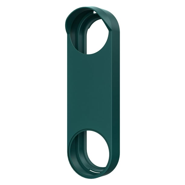 Funda de silicona a prueba de polvo y agua para timbre de puerta con cable (2022) Verde oscuro