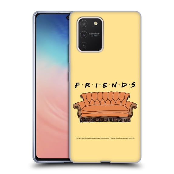 Head Case Designs Officially Licensed Friends TV Show Iconic Couch Soft Gel Case Compatible with Samsung Galaxy S10 Lite