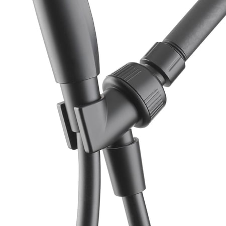 MAINSTAYS 5-SETTING HANDHELD SHOWER HEAD, MATTE BLACK