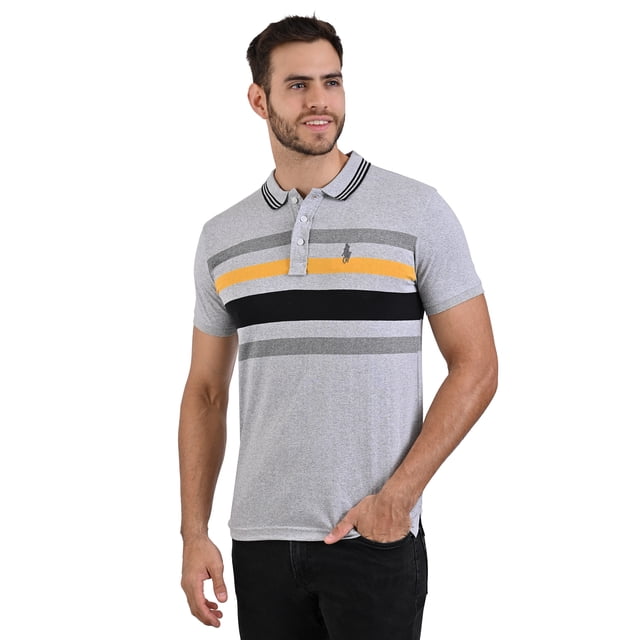 PLAYERA POLO DE MODELAJE FRANJAS MULTICOLOR3034-AOASS001 CH HPC POLO