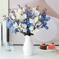 thumbnail image 4 of Simulation Of Magnolia Flowers Artwork Lifelike Festival Supplies Silk Cloth Natural For Home Wedding, 4 of 12