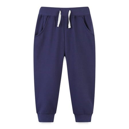 

WuLIQna fashion girls boys trousers Soft Pants Long Pants Cute Elastic Waist Bottoms Kids Pants Boys girls Jogger Pants Trendy European For Kids children Toddler