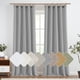 thumbnail image 2 of Cortinas Jinchan, mezcla de lino gris, 244 cm de largo, para sala de estar, 2 of 6
