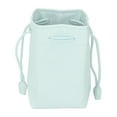 thumbnail image 2 of PU Leather Drawstring Pouch Bag Portable Camera Organizer Travel Storage, 2 of 7