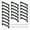 Black, variant on 20Pcs Furniture Decorative Handle Square Stainless Steel Dressers Knob Simple Bedside Cabinet Pull Easy to Install