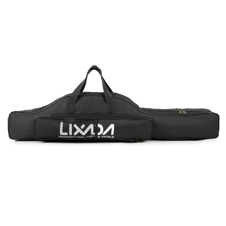 100cm/130cm/150cm Fishing Bag Portable Folding Fishing Rod Reel Bag Fishing Pole Gear Tackle Tool Carry Case Carrier Travel Bag Storage Bag Organizer