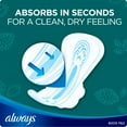 thumbnail image 4 of Always Ultra Thin Size 5 Extra Heavy Overnight Pads With Wings (72 Count), 4 of 6