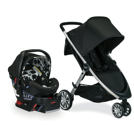 Britax B-Lively & B-Safe Ultra Travel System, Cowmooflage