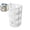 White, variant on Wall Mounted Garbage Bag Holder Dispenser Compact Trash Bag Storage Organizer for Kitchen Bathroom and Office 7.8x4.8x3.9 Inches