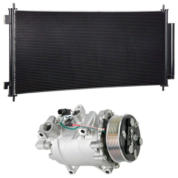 For Honda CR-V 2007-2011 OEM AC Compressor w/ A/C Condenser & Drier - BuyAutoParts