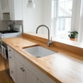 thumbnail image 4 of Maple Wood Backsplash, 25x4x3/4 inches, USA-Grown Solid Hardwood, Pre-Sanded & Pre-Finished, Ready to Use, Ideal for Pairing with CONSDAN Butcher Block Countertop, 4 of 6