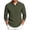 Army Green, variant on LEKWK Long Sleeve Shirt for Men Knit Sweater Casual Collared Button Down Pullover Lightweight Textured Knitwear Classic Fit for Business Golf Work Black L
