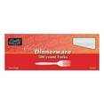 thumbnail image 3 of Elegant Dinnerware Heavyweight Cutlery, Polystyrene, Fork, White, 500/box | Bundle of 5 Boxes, 3 of 3