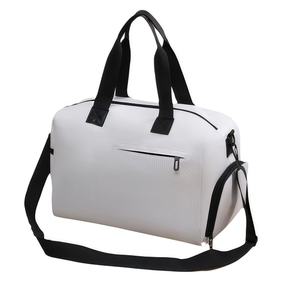 Fitness Bag In White Color - Lightweight And Durable Gym Tote