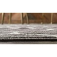 thumbnail image 2 of Unique Loom 3146423 8 x 11 ft. Rounded Trellis Frieze Rectangular Rug, Dark Gray, 2 of 5