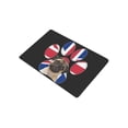thumbnail image 2 of CADecor Funny Pugdog Door Mat Home Decor, Union Jack Flag Indoor Outdoor Entrance Doormat 23.6x15.7 Inches, 2 of 2