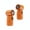 Orange#11544, variant on Mini Portable Clip Fan 3-in-1, USB-C Rechargeable 3000mAh, 180° Adjustable Airflow, 5 Speeds, Handheld Desk Fan for Travel, Camping, Office