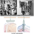thumbnail image 4 of 8-pack multifunctional space-saving smart hangers - 9 slots - Inn, 4 of 5
