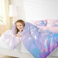 thumbnail image 4 of Feelyou Pink Anime Girl Twin Comforter Sets, Cartoon Tokyo Princess Bedding Set, 2pcs, 4 of 8