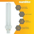 thumbnail image 3 of Sunlite Compact Fluorescent PLD 4 Pin Double U-Shaped Twin Tube Light Bulb, 26 Watts, 120 Volts, 4 PinG24q3 Base, 1560 Lumens, 5000K Daylight, 10 Pack, 3 of 5