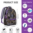 thumbnail image 6 of Mesh-Back Paisley Print Backpack – Breathable Paisley Gift for Hot Days, Water-Resistant School Bookbag, Airflow Design for Comfortable Campus Wear, 6 of 6
