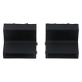 thumbnail image 3 of 4 topes negros para puertas corredizas de granero con rieles, 3 of 5