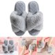 thumbnail image 2 of Sandalias Suaves Diapositivas Piel Sintética Zapatos Casa Esponjosos Cómodos para Niñas Y Mujeres, 2 of 9