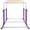 Purple, variant on Resenkos Kids Double Horizontal Bars Gymnastic Training Parallel Bars Adjustable-Purple
