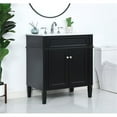 thumbnail image 2 of 30 inch single bathroom vanity in Black, 2 of 8