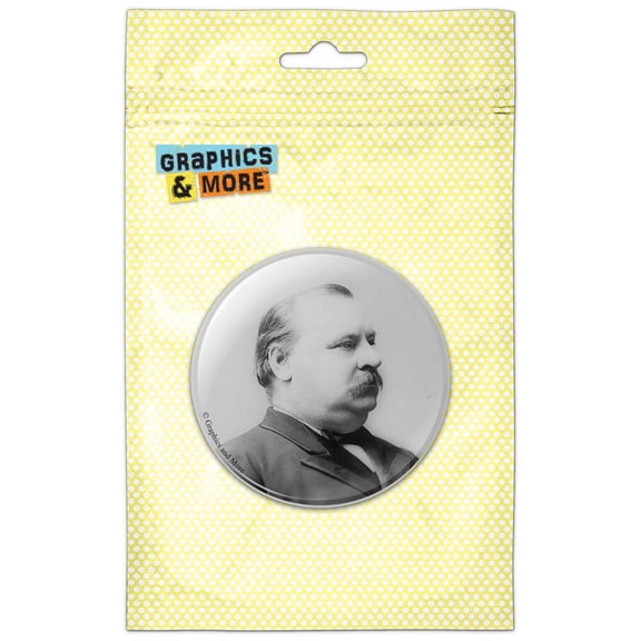 President Grover Cleveland Portrait Pinback Button Pin Badge