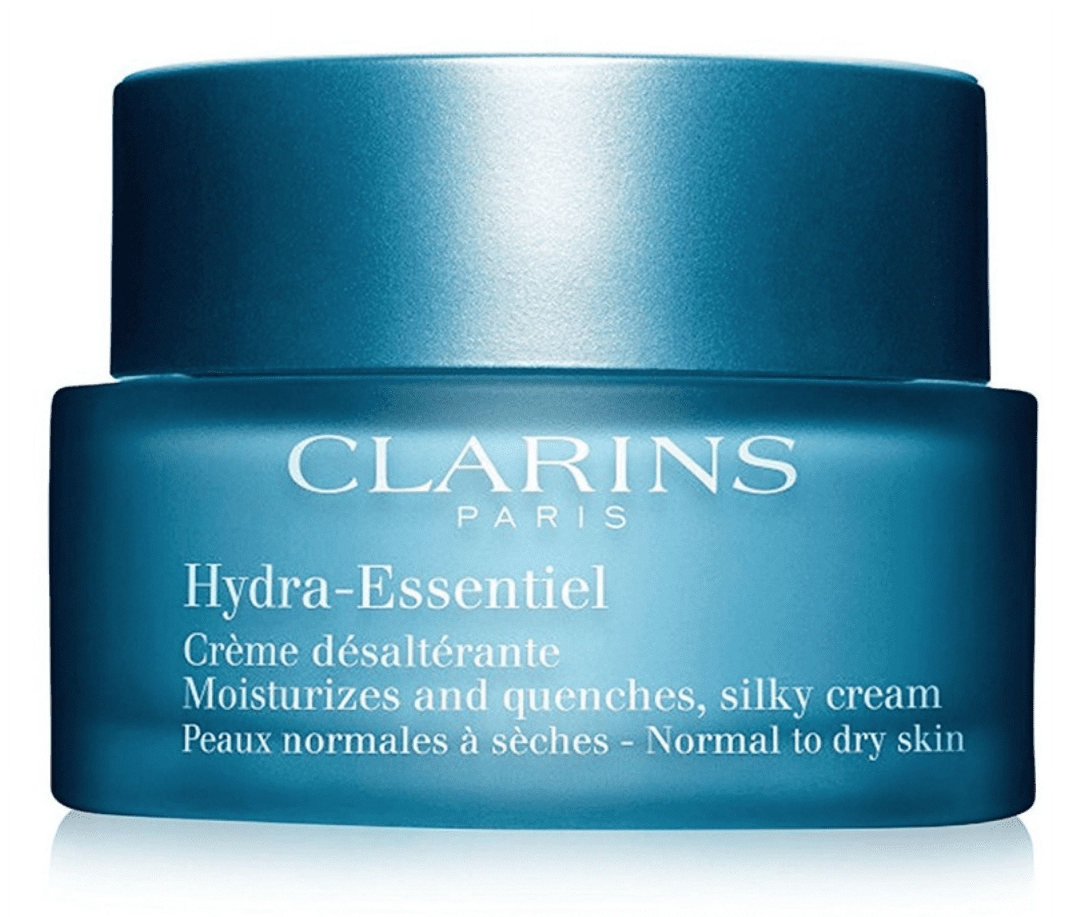($48 Value) Clarins Hydra-Essentiel Silky Cream SPF 15, Normal to Dry Skin, 1.7 Oz