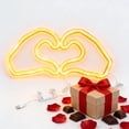 thumbnail image 7 of Yunuuuoa LED Heart Neon Light, USB Powered Romantic Decor for Valentine's Day, Bedroom, Party, Wall Art, Sparkling Mood Lighting, Durable Plastic, Gift for Anniversary, 7 of 7