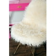 thumbnail image 2 of Linon Bucket Chair, Cream Faux Fur, 2 of 9