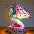 thumbnail image 1 of 3d Vintage Animal Table Lamp, Resin Stacked Night Light, Bohemian Resin Animal Table, 1 of 5