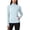 Blue, variant on Womens Hiking Athletic Workout Tops - Lightweight Quarter-Zip Pullover (Medium/Blue)