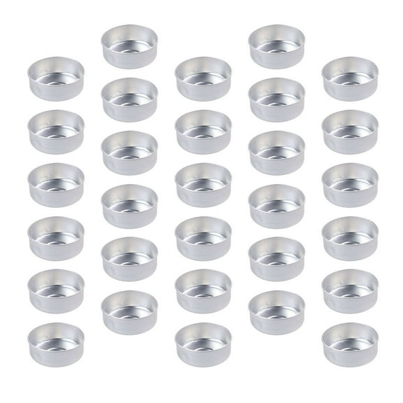 300 Pcs Tea Light Lamp Candle Holder Multiple Modern Silver