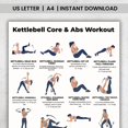 Core Abs Exercises DailyMood Kettlebell Core and Abs Strength Training Exercise Guide ...
