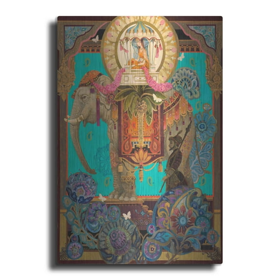 Luxe Metal Art 'The Procession' by David Galchutt, Metal Wall Art, 12"x16"